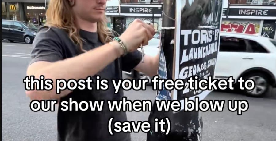 Band offering future tickets to early supporters